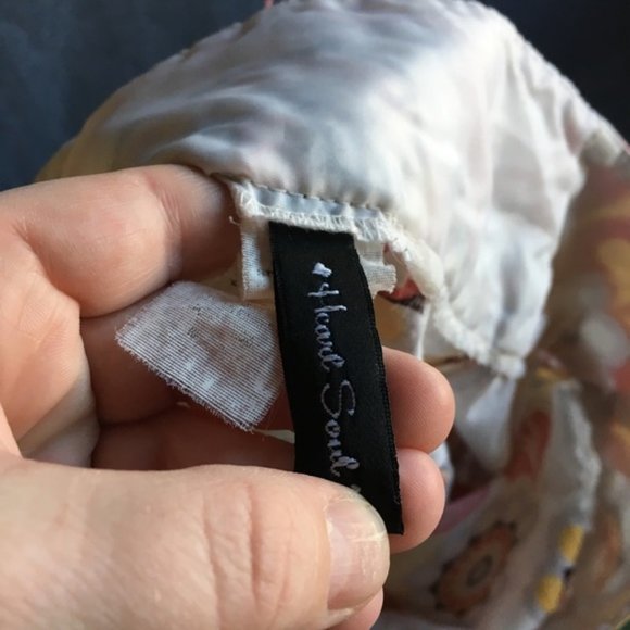 HeartSoul Boho Skirt White Red Yellow Black Size 5 (Junior) #304 - Picture 4 of 8